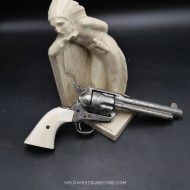 Colt Peacemaker gravé Harris et certificat canon miroir