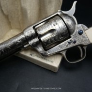 Colt Peacemaker gravé Harris et certificat canon miroir