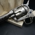 Colt Peacemaker gravé Harris et certificat canon miroir