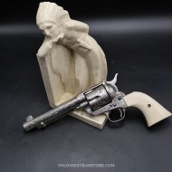 Colt Peacemaker gravé Harris et certificat canon miroir