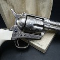 Colt Peacemaker gravé Harris et certificat canon miroir