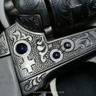 Colt Peacemaker gravé Harris et certificat canon miroir