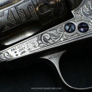 Colt Peacemaker gravé Harris et certificat canon miroir