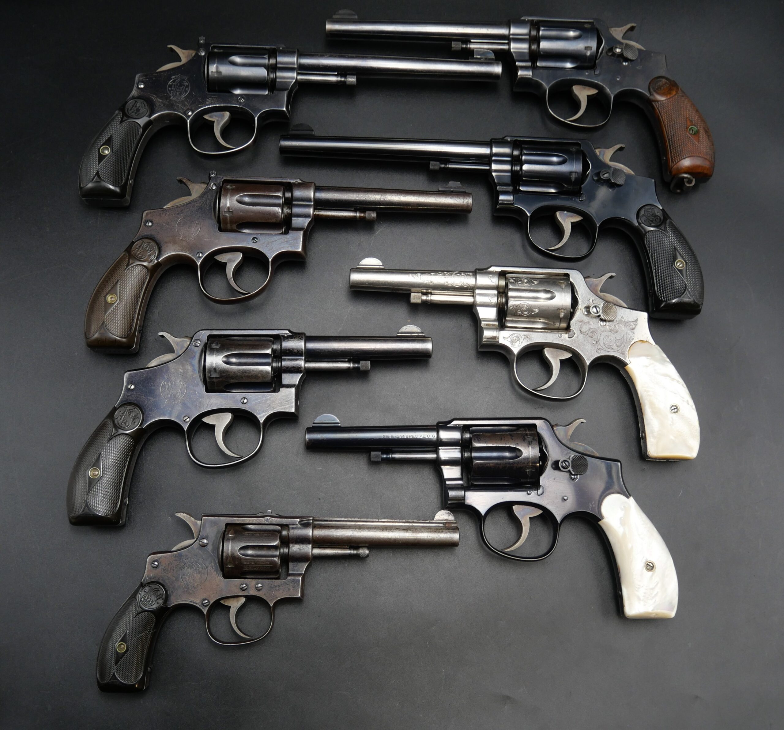 La famille des revolvers Smith Wesson Hand Ejector 1st modèle