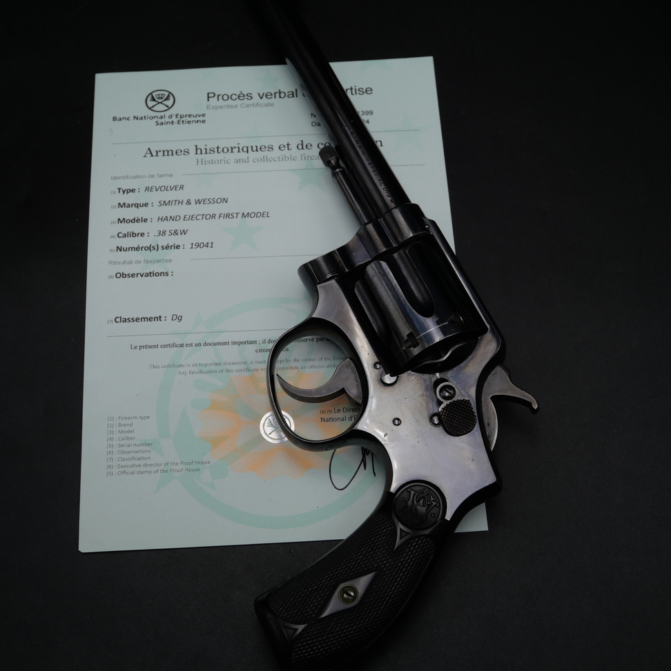 Mint Smith Wesson Calibre 38SW Army & Police Hand Ejector – Image 3