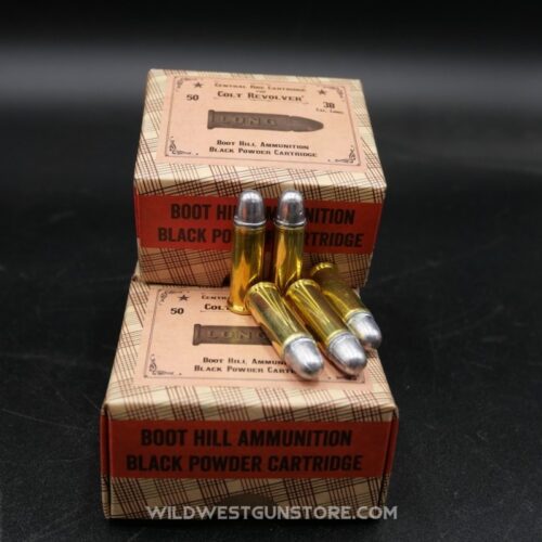Box of 25 .38 Long Colt Black Powder Cartridges