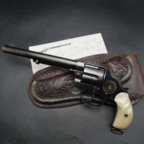 Colt DA Modèle 1878 Cal.45 Crosses Nacre Canon Miroir