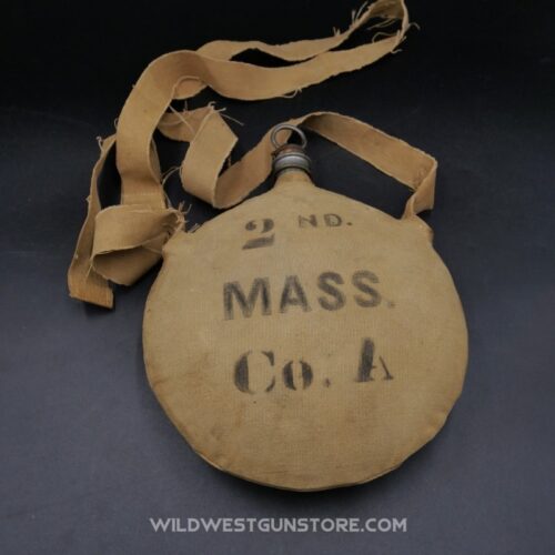 Complete US Army Model 1874 Canteen, 2nd Massachusetts