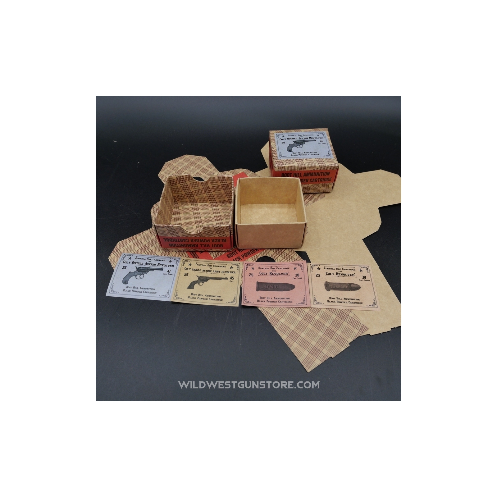 Empty Black Powder Cartridge Collection Box (Your Choice of Label)