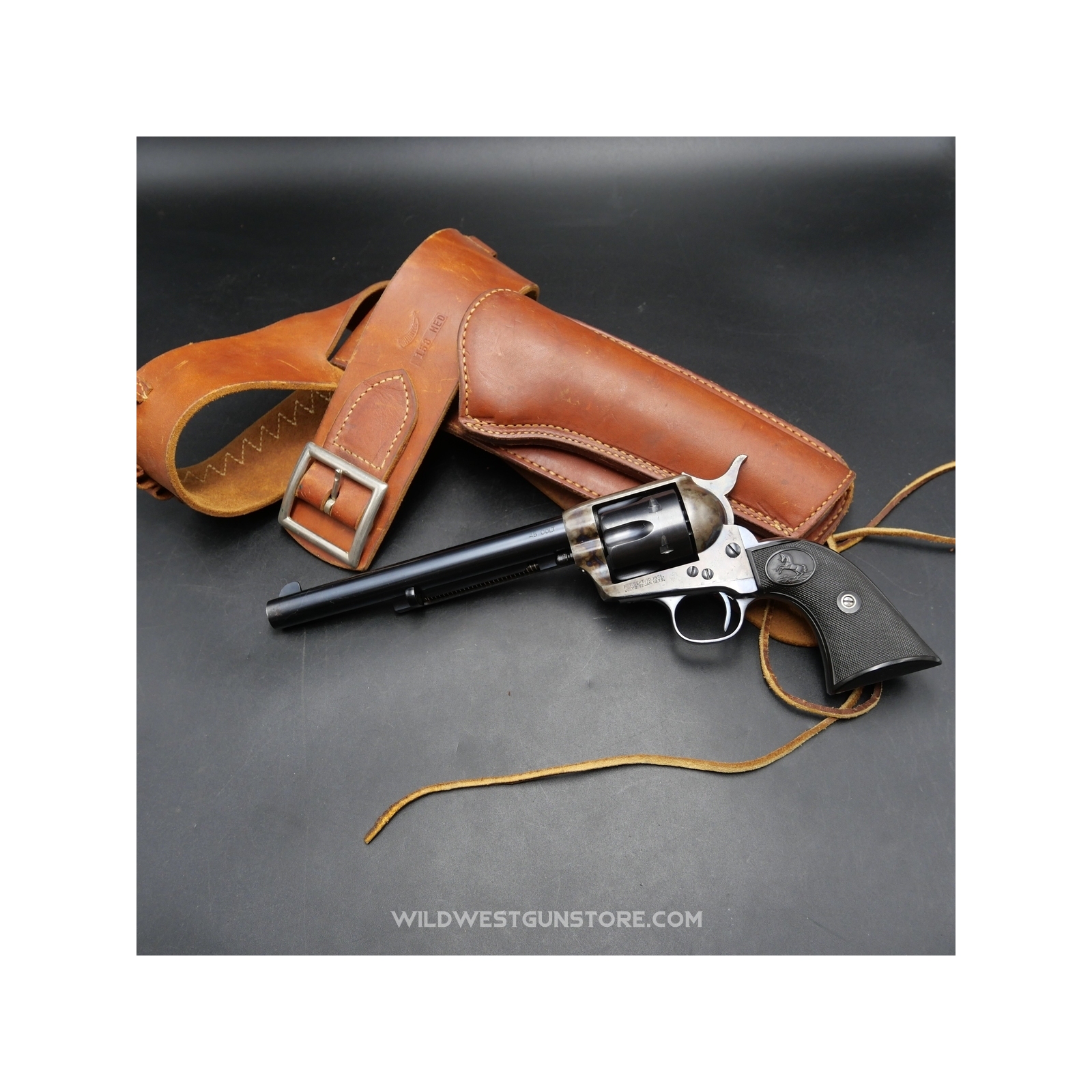 Hunter Leather Belt Made in USA for Collectible Revolvers