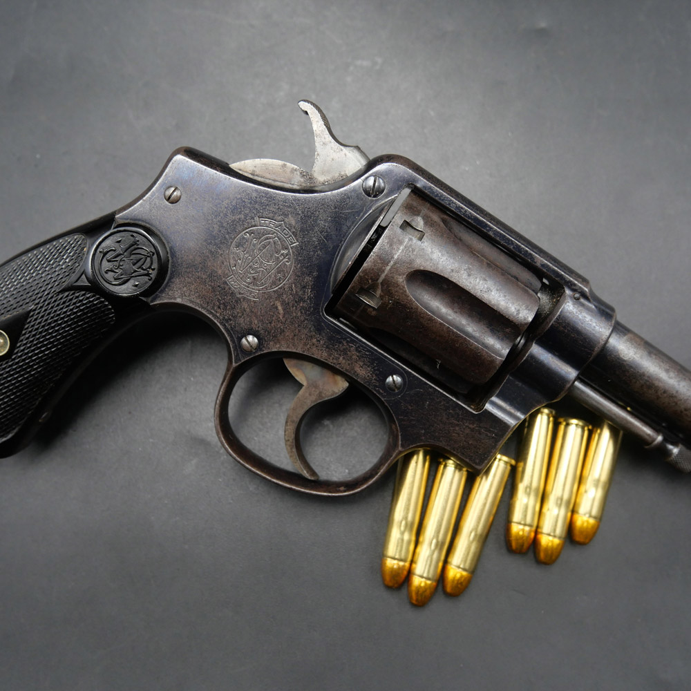 Revolver Smith & Wesson Modèle 1899 Calibre 32-20 En Excellent État Canon Miroir