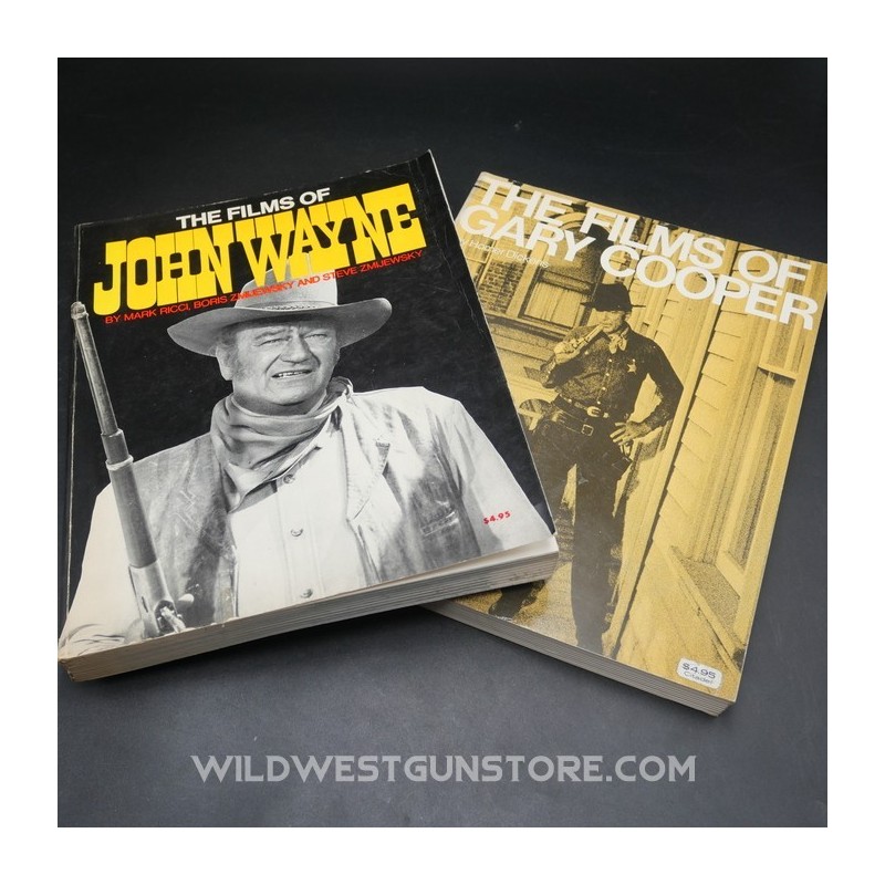 Set of 2 Books The Films of John Wayne and Gary Cooper