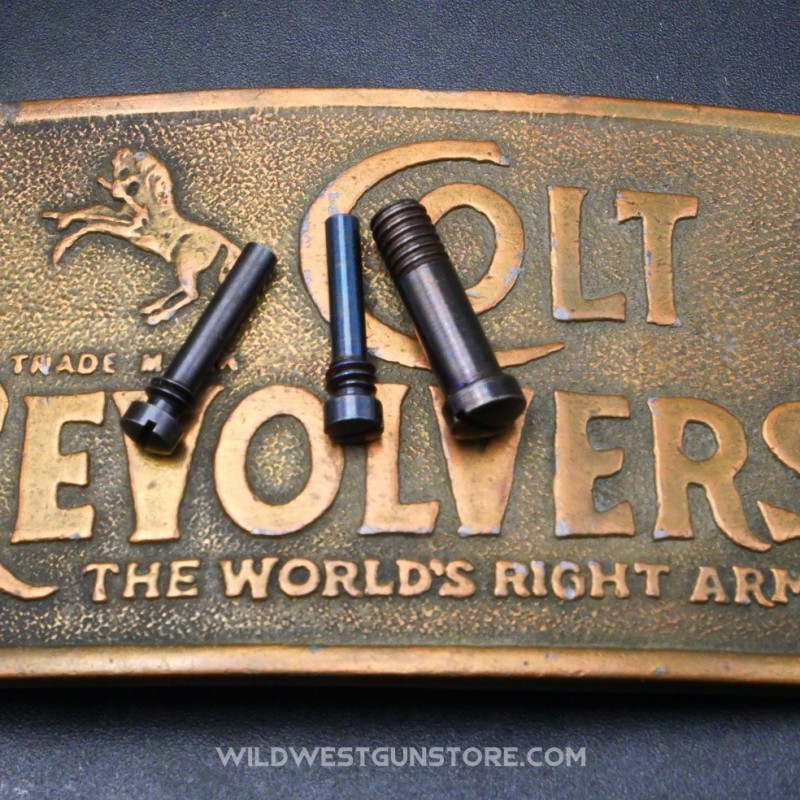 Set of 3 Body Screws for Colt SAA Collectible, Blued Finish
