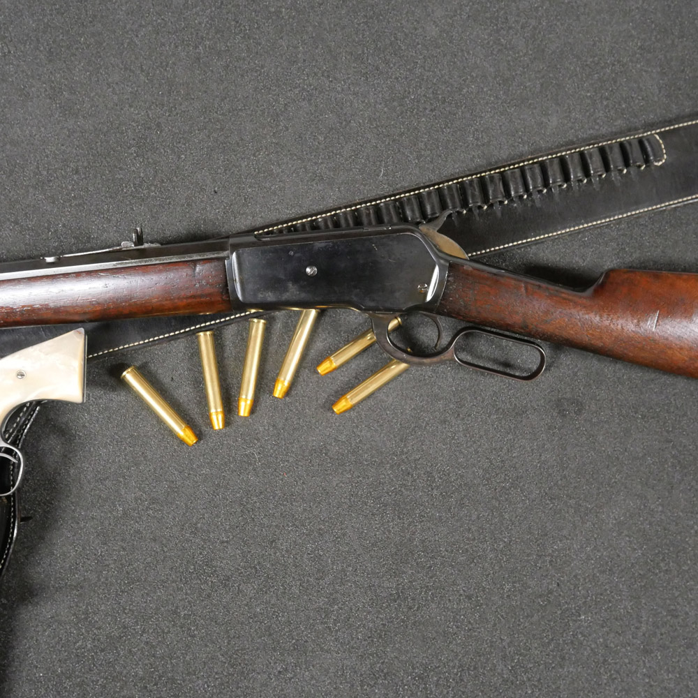 Classique Winchester 1886 Rifle Beau Canon Calibre 45-90 Collection Et Tir