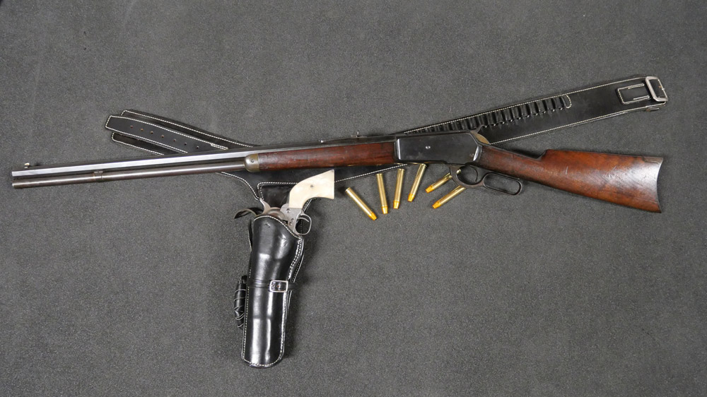 Classique Winchester 1886 Rifle Beau Canon Calibre 45-90 Collection Et Tir