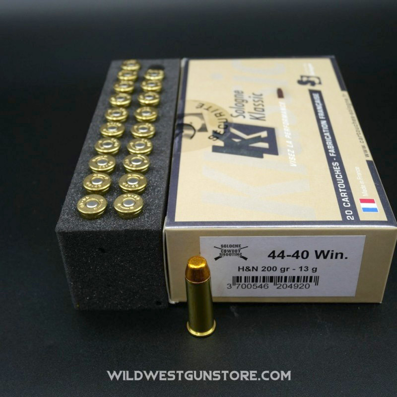 Boite Cartouches Sologne Klassic Cowboy 44-40 Winchester