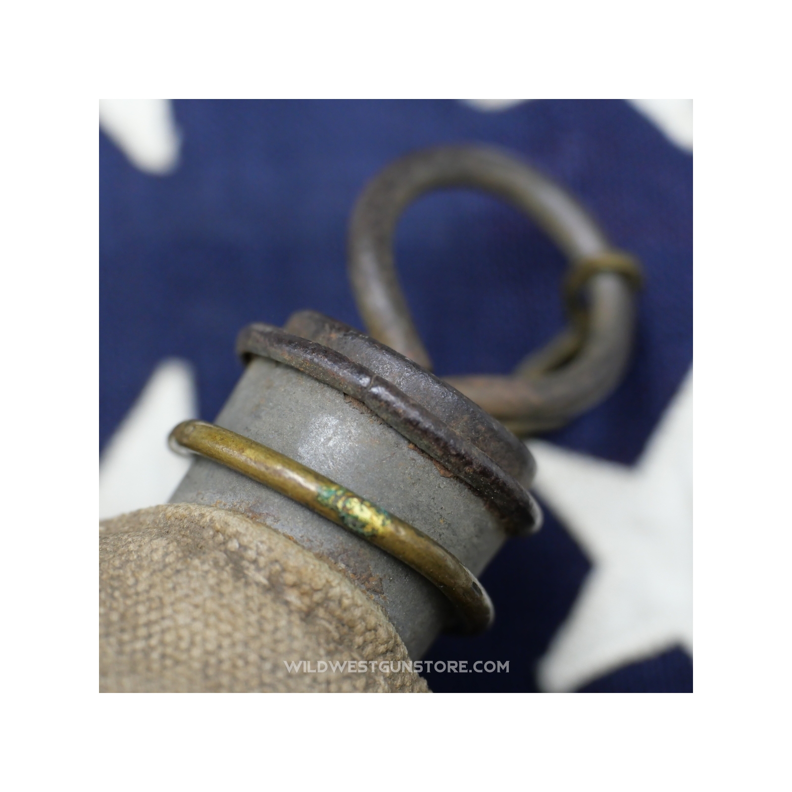 Canteen Gourde US Army Modèle 1878 Marquage US Army
