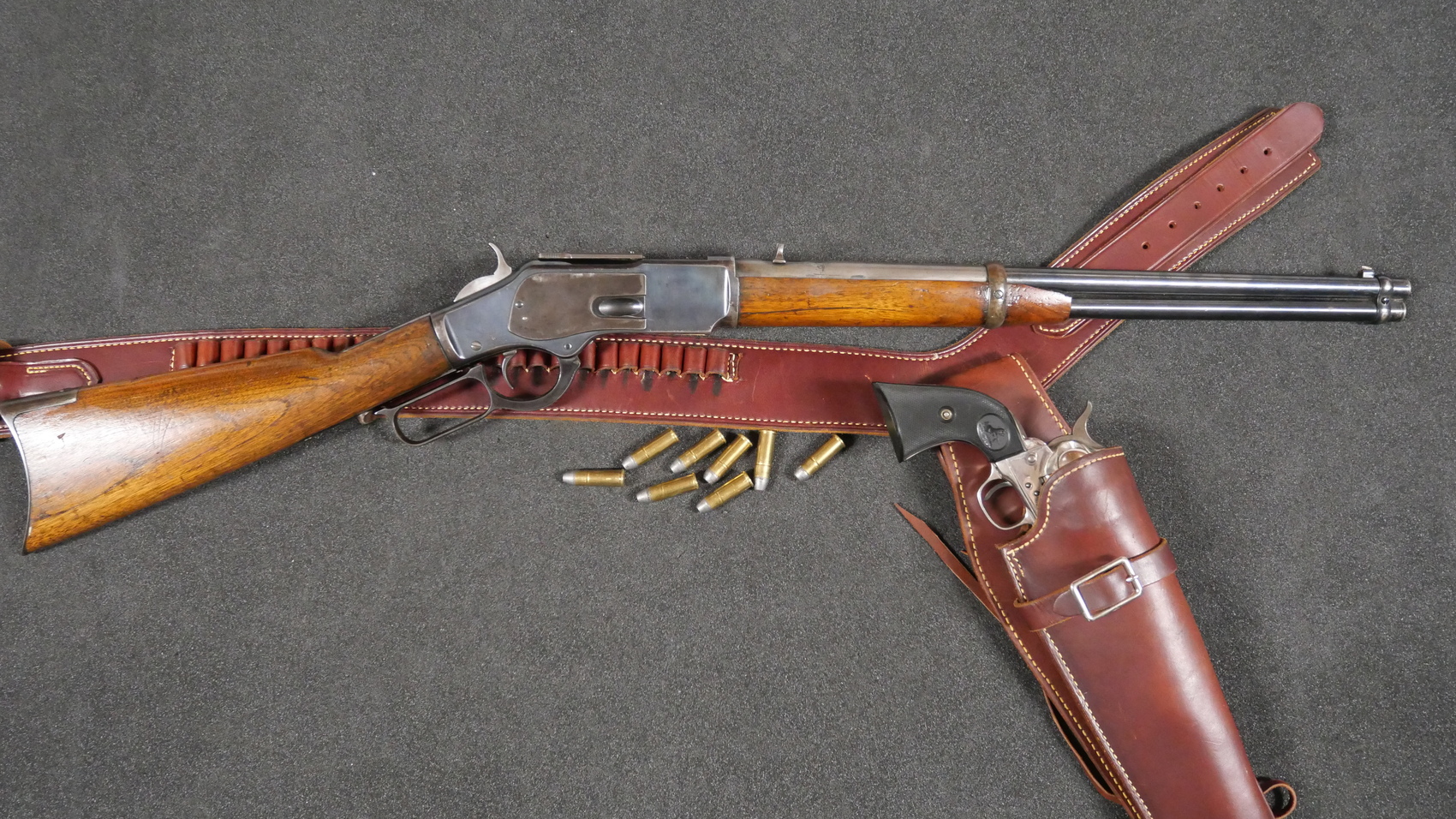 Carabine Western Winchester 1873 Calibre 44-40 De 1882