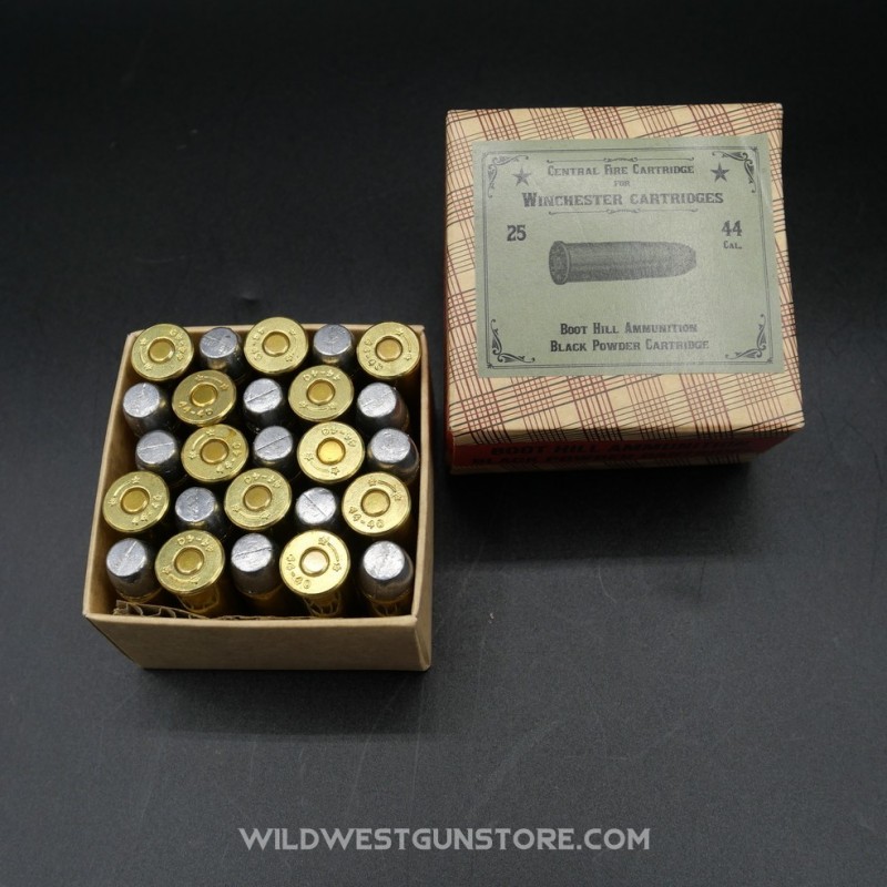 Cartouches Calibre 44/40 Poudre Noire X25
