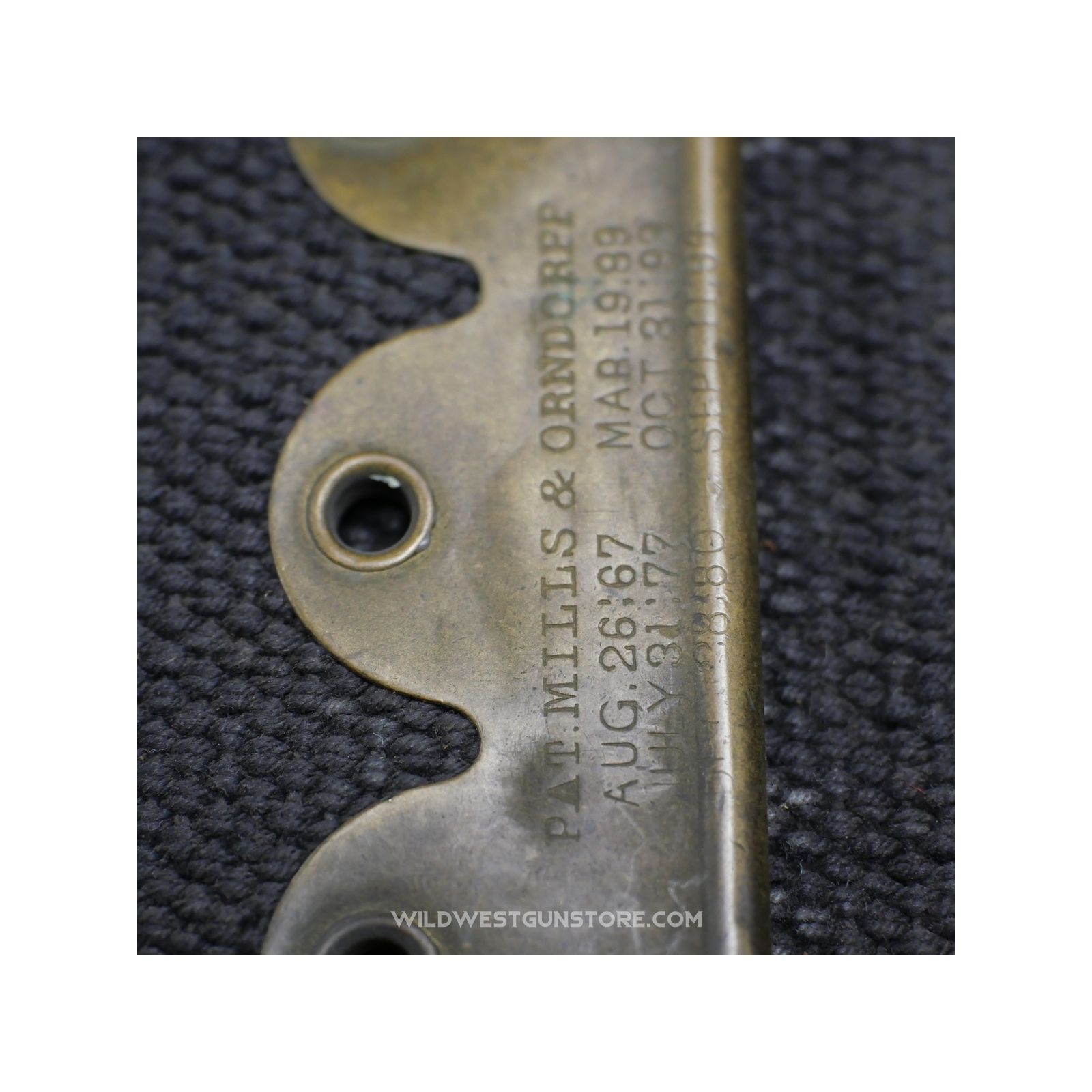 Ceinturon Cartouchière Mills Modèle 1887 Cartouche 45-70