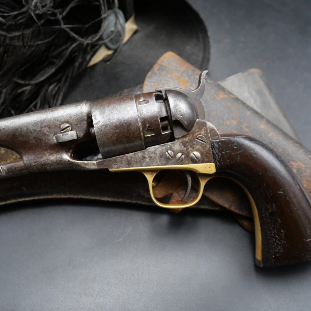 Iconic Collector's Item, Colt Army 1860 Early Production 1861 and Mirror-Bright Barrel