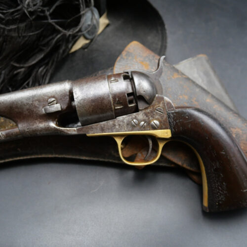 Colt Army 1860 Fabrication Précoce 1861 Et Canon Miroir