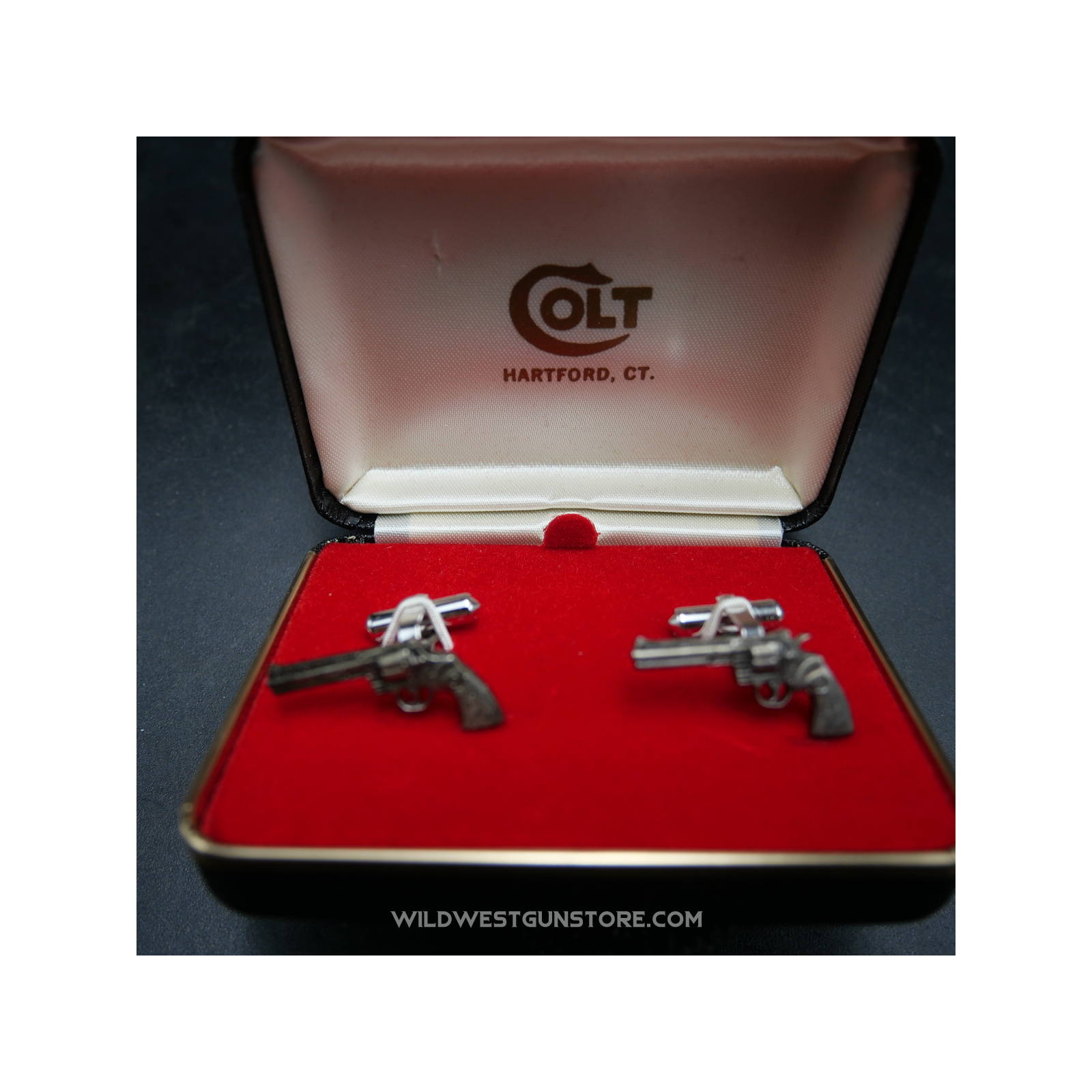 Colt Collector Python Boutons Manchettes Silver