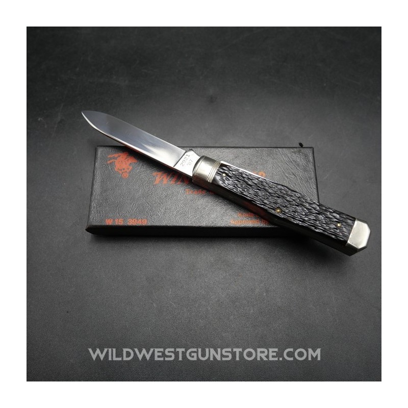 Elégant Couteau Ancien Winchester USA Bi Lame 7 Cm