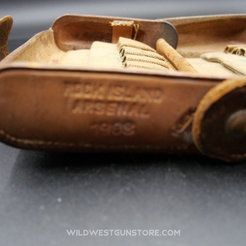 Ensemble Ceinturon Cuir US Army