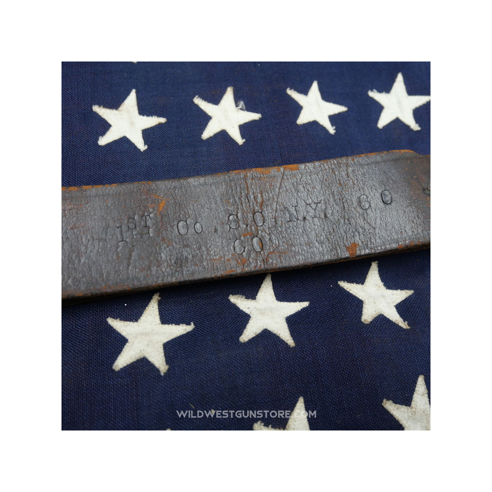 Historique Ceinturon Dotation US Army NY Guerres Indiennes