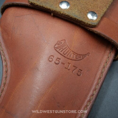 Holster En Cuir Brun Pour Revolver Type Colt Dragoon