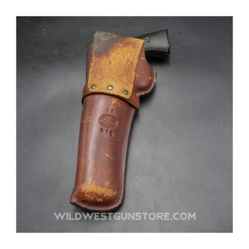 Western Holster for 5.5" Barrel Colt Peacemaker Style Revolver, Heiser Made
