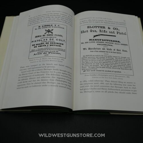 Livre Armes Anciennes De Référence Deringer De Parsons