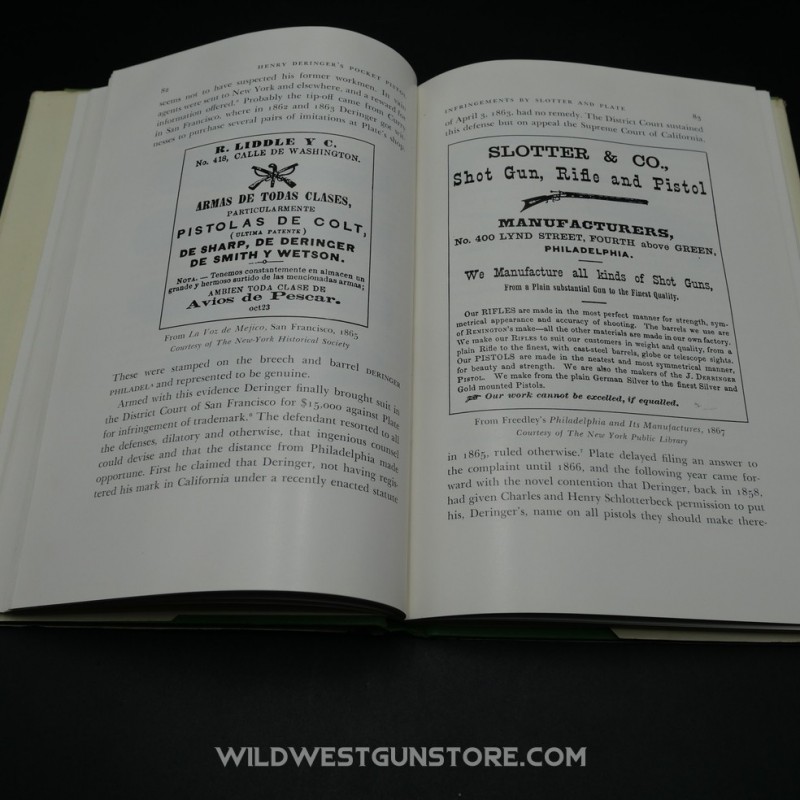 Livre Armes Anciennes De Référence Deringer De Parsons