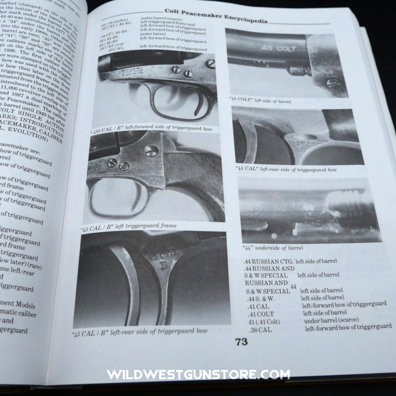 Livre De Référence Colt Peacemaker Encyclopedia Vol. 1 , 2nd Édition- Cochran