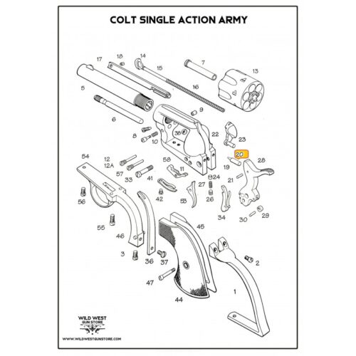 Percuteur Pour Revolver Colt SAA De Collection, Firing Pin