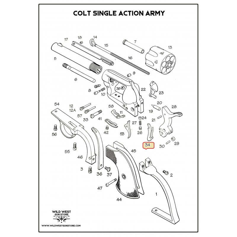 Pièce Pour Colt Collection : Linguet, Hand Assembly