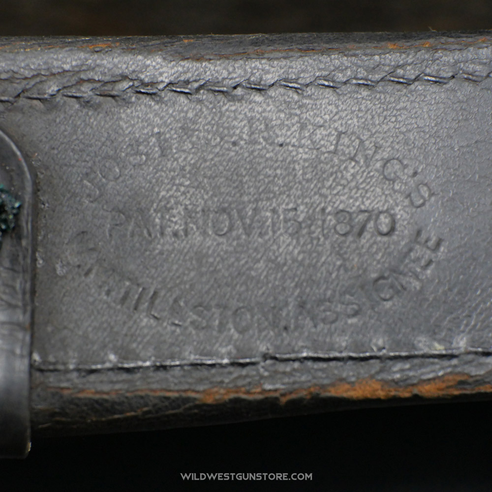 Rare Cartouchière US Army Précoce 1st Model King Patent 1870 Cartouche 50-70