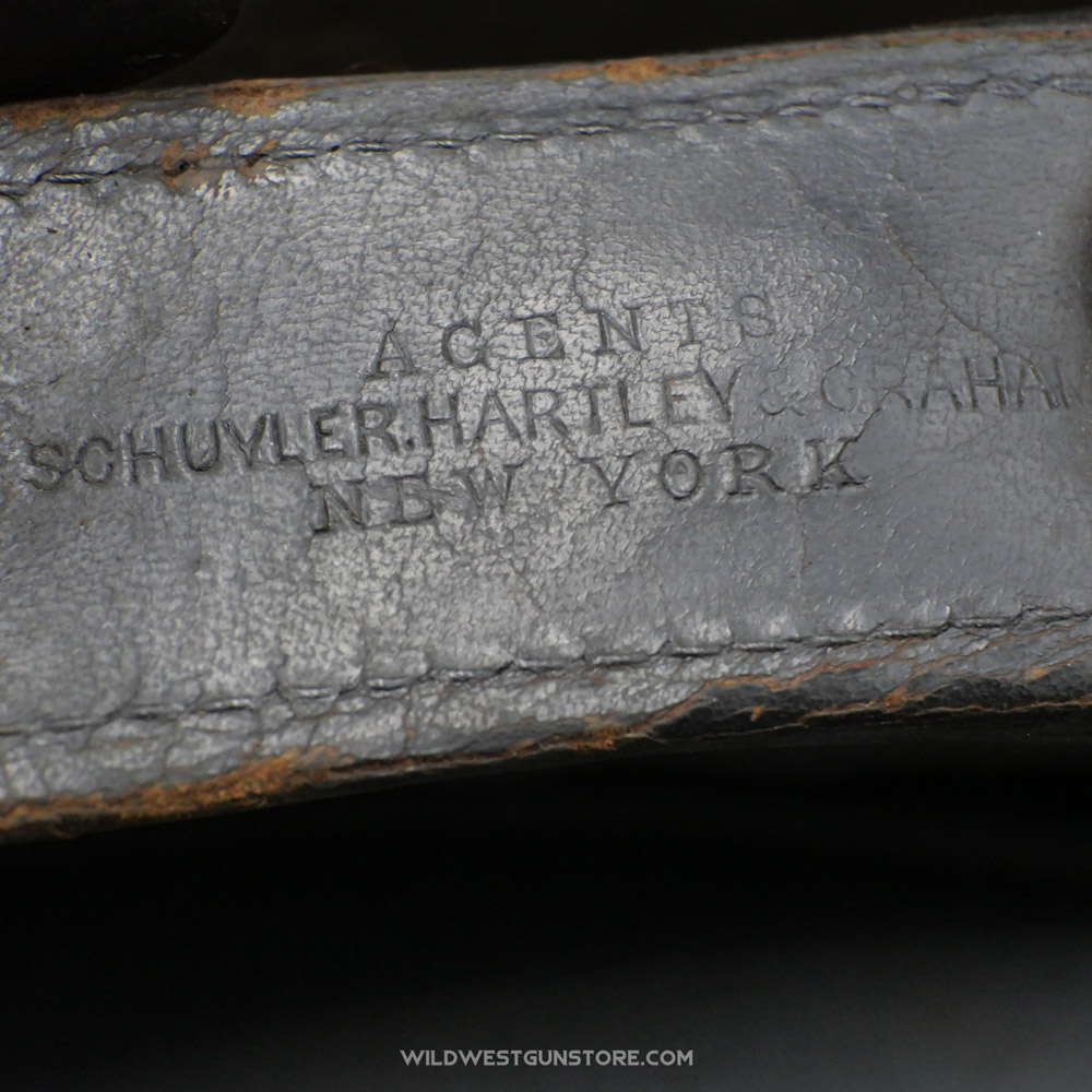 Rare Cartouchière US Army Précoce 1st Model King Patent 1870 Cartouche 50-70