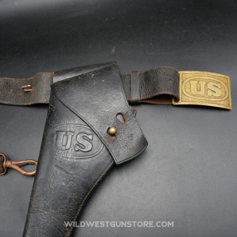 Rare Ceinturon De L'US Cavalry Des Guerres Indiennes