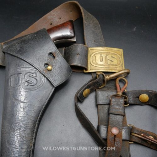 Rare Ceinturon De L'US Cavalry Des Guerres Indiennes