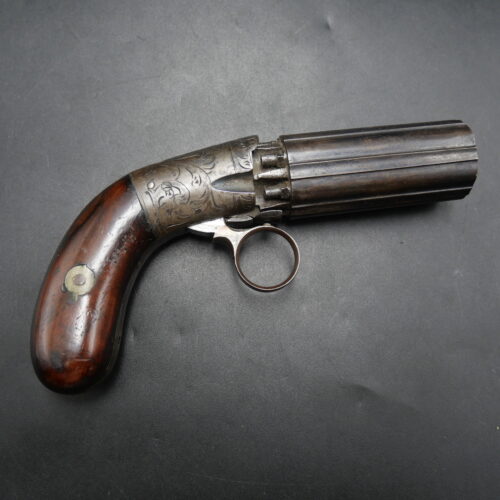 Pepperbox Bolen & Syms Medium Frame calibre 31 Pistolet collection poudre noire