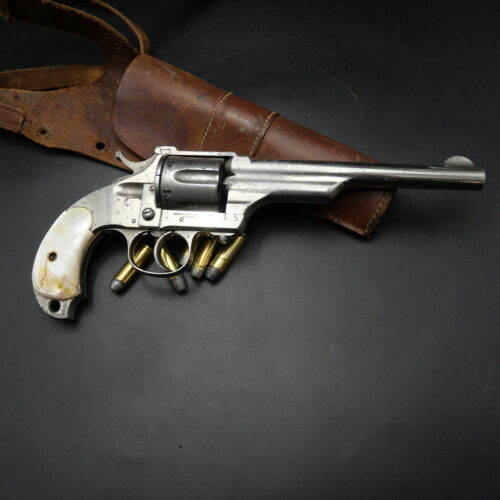 1492 Merwin, Hulbert & Co. Pocket Army Double Action .44-40 – Original Nickel Finish