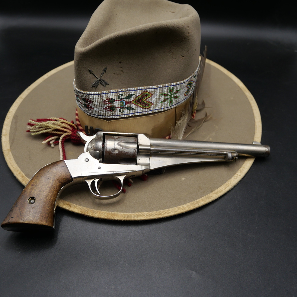 Old West Remington Model 1875 .44-40 – Original Nickel Finish