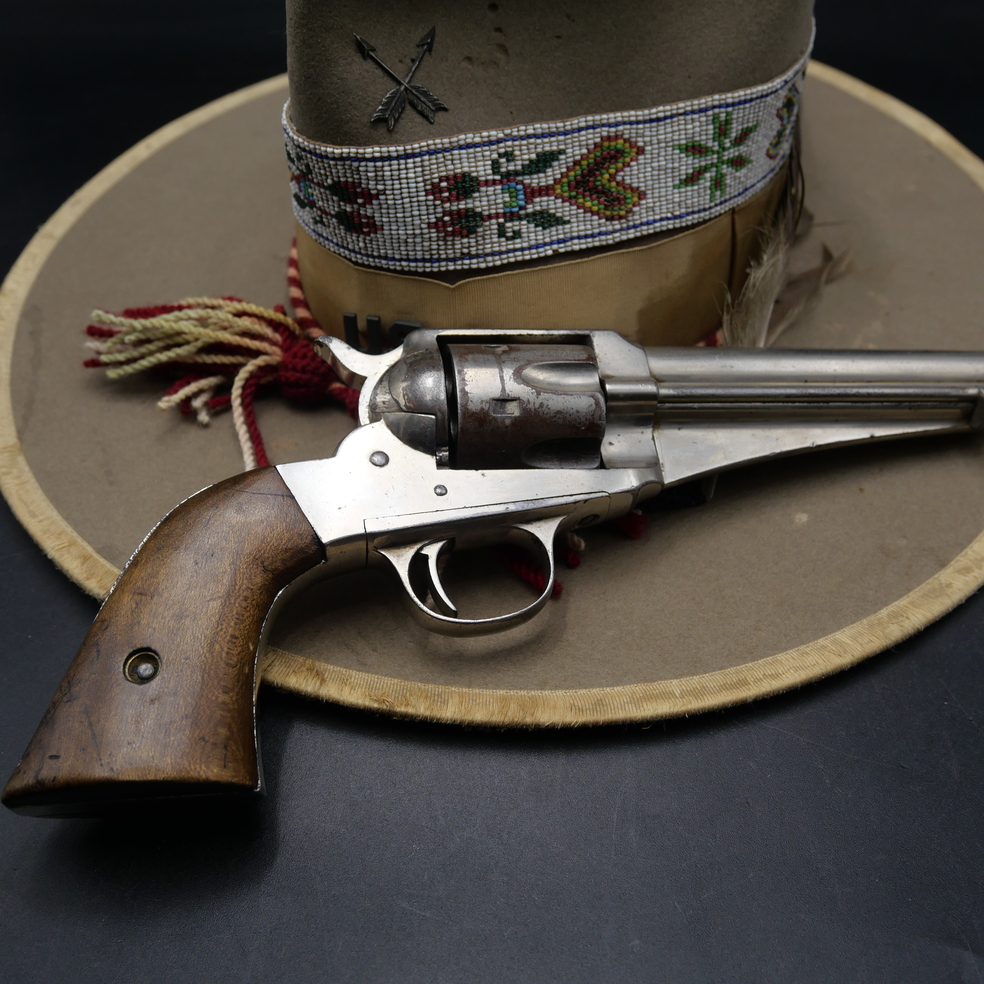 Old West Remington Model 1875 .44-40 – Original Nickel Finish