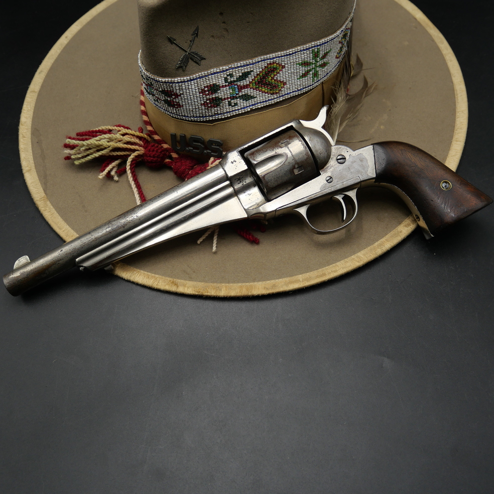 Old West Remington Model 1875 .44-40 – Original Nickel Finish