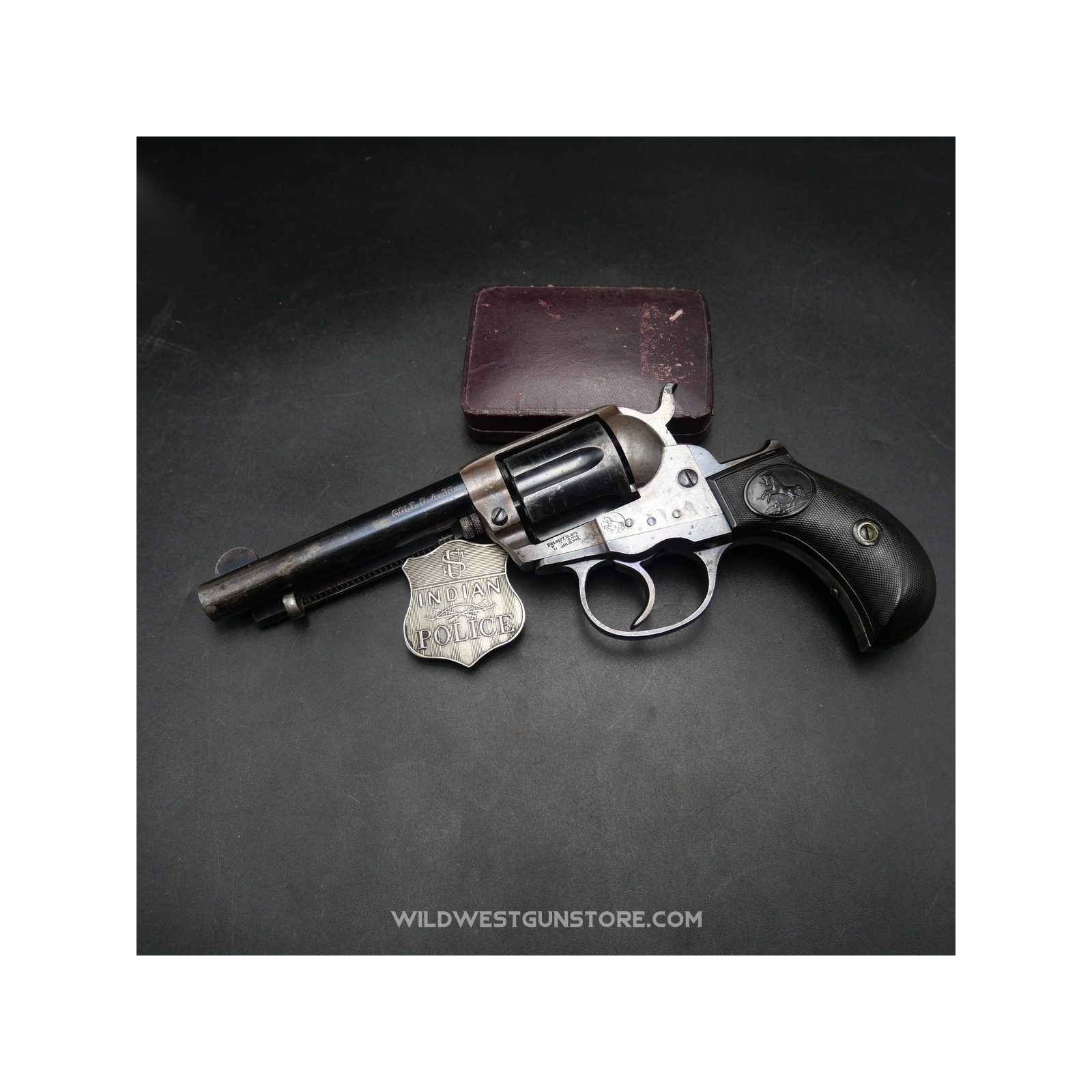 Classique Revolver DA Colt Lightning Cal.38 Canon Miroir
