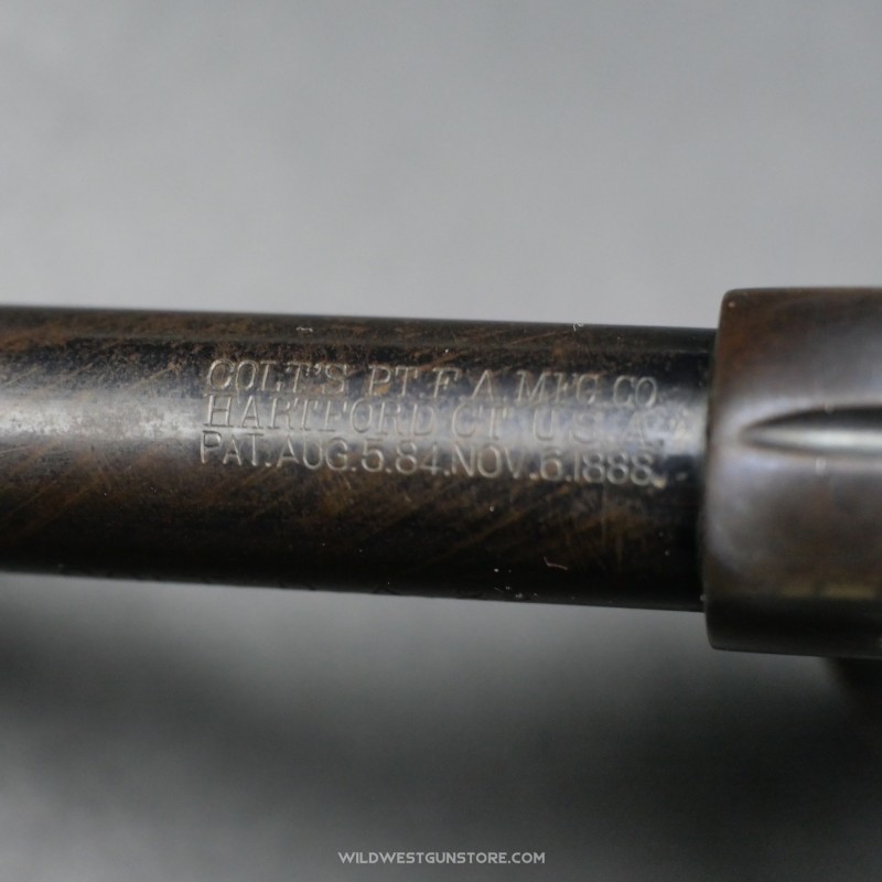 Elégant Colt New Pocket DA 32 Canon Miroir Fabrication 1897