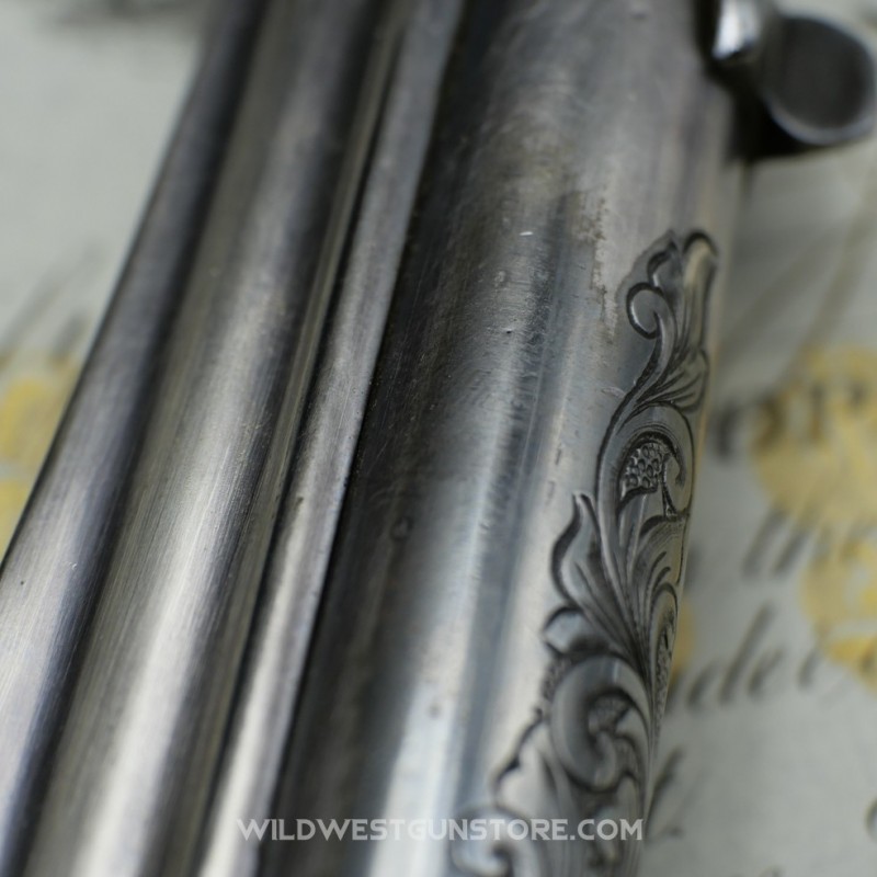 Exceptionnel Remington 1875 Gravé Calibre 45 Canon 5''1/2