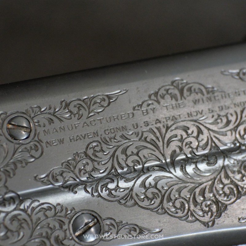 Exceptionnelle Winchester 1895 Gravée Fabrication 1898 Cal 30-40